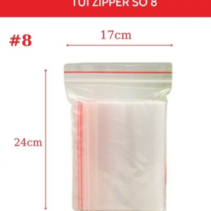 Túi Zipper Loại #0 -> #12 Đủ Kích Cỡ